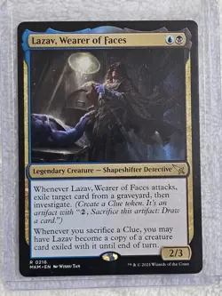 MTG Lazav, Wearer of Faces #216 Murders at Karlov Manor Magic Card Rare NM - Image 4