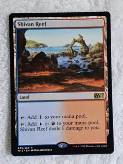 MTG Shivan Reef #246 Magic 2015 (M15) Magic the Gathering Card Rare Near Mint - Image 1