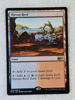 MTG Shivan Reef #246 Magic 2015 (M15) Magic the Gathering Card Rare Near Mint - Image 2