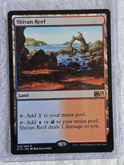 MTG Shivan Reef #246 Magic 2015 (M15) Magic the Gathering Card Rare Near Mint - Image 4