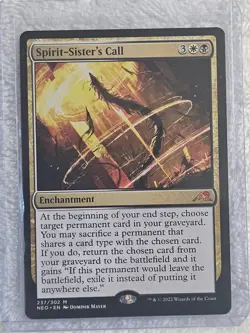 MTG Spirit-Sister's Call #237 Kamigawa: Neon Dynasty Magic Card Mythic NM - Image 5