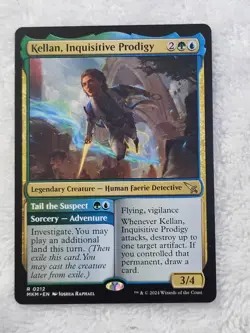 MTG Kellan, Inquisitive Prodigy #212 Murders at Karlov Manor Magic Card Rare NM - Image 1