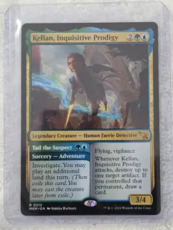 MTG Kellan, Inquisitive Prodigy #212 Murders at Karlov Manor Magic Card Rare NM - Image 5
