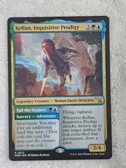 MTG Kellan, Inquisitive Prodigy #212 Murders at Karlov Manor Magic Card Rare NM - Image 1