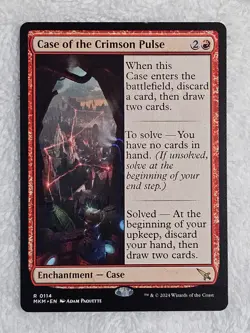 MTG Case of the Crimson Pulse #114 Murders at Karlov Manor Card Rare NM - Image 1