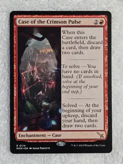 MTG Case of the Crimson Pulse #114 Murders at Karlov Manor Card Rare NM - Image 2