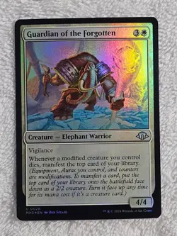 MTG Guardian of the Forgotten FOIL - Modern Horizons 3 Card #28 U NM - Image 1