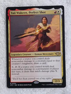MTG Taii Wakeen, Perfect Shot - Outlaws of Thunder Junction (OTJ) #234 Rare NM - Image 1