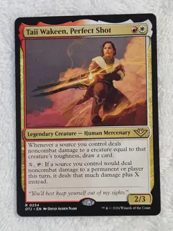 MTG Taii Wakeen, Perfect Shot - Outlaws of Thunder Junction (OTJ) #234 Rare NM - Image 2