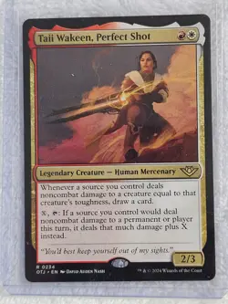 MTG Taii Wakeen, Perfect Shot - Outlaws of Thunder Junction (OTJ) #234 Rare NM - Image 5