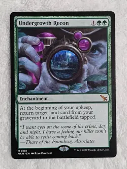 MTG Undergrowth Recon #181 Murders at Karlov Manor Magic Card Mythic NM - Image 1