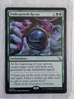 MTG Undergrowth Recon #181 Murders at Karlov Manor Magic Card Mythic NM - Image 4