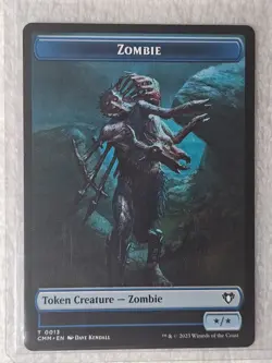 MTG Zombie Spirit Double-Sided Token - Commander Masters #13/39 T NM - Image 3