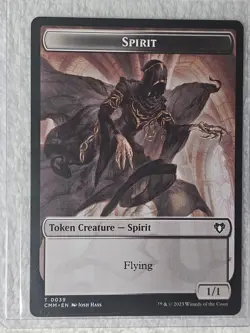 MTG Zombie Spirit Double-Sided Token - Commander Masters #13/39 T NM - Image 4