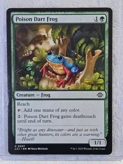 MTG Poison Dart Frog #207 The Lost Caverns of Ixalan Magic Card NM - Image 5