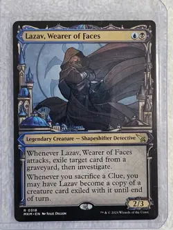 MTG Lazav, Wearer of Faces (Showcase) #318 Murders at Karlov Manor Card Rare NM - Image 5