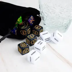 63 Pieces MTG Dice Counters Bulk Ability Keywords MTG Tokens Shield Life Counter - Image 2