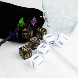 63 Pieces MTG Dice Counters Bulk Ability Keywords MTG Tokens Shield Life Counter - Image 2