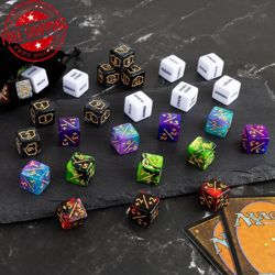63 Pieces MTG Dice Counters Bulk Ability Keywords MTG Tokens Shield Life Counter - Image 5
