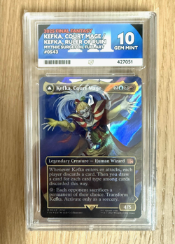 Kefka, Court Mage - MTG FINAL FANTASY SURGE FOIL EXT 0543 ~ ACE 10 POP 1 ~ PSA - Image 1
