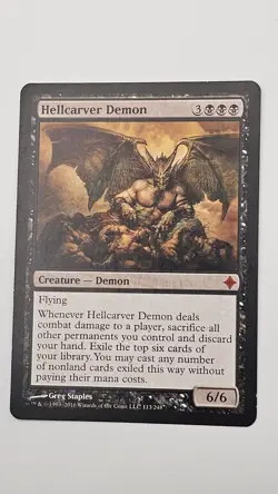 MP 1x Hellcarver Demon - Rise of the Eldrazi - MTG - Image 1