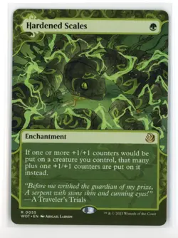 mtg WOT Hardened Scales #55 Showcase Non-Foil - Image 1