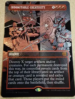 Indomitable Creativity - #72 (Textured Foil) - Thunder Junction - Mtg - Image 1