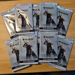 10 x Final Fantasy Play Boosters Factory Sealed MtG - Image 1