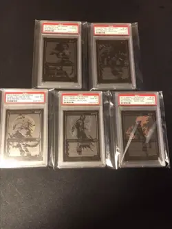 MTG 2013 M14 Promo SDCC Foil Planeswalker Set of 5 PSA10 - Image 1