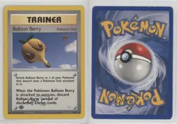 Balloon Berry 1st Ed. Pokemon Neo Revelation #60 2001 10cj - Image 3