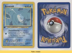 Remoraid 1st Ed. Pokemon Neo Revelation #50 2001 READ 0b3 - Image 3