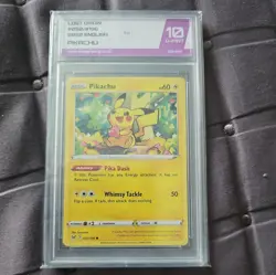Pikachu - 52/196 - Lost Origins - 2022 - Pokemon - PSA 10 - Image 1