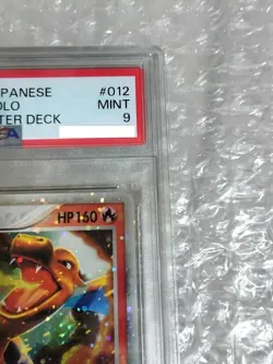 PSA 9 Charizard EX Holo 012/052 Charizard Starter Deck Pokemon Japanese 2004 - Image 3