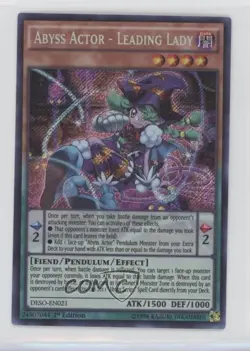 Abyss Actor - Leading Lady SE 1st Ed. YuGiOh Destiny Soldiers #DESO-EN021 0ms5 - Image 1