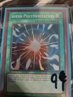Yugioh Super Polymerization (UR) RA03-EN053 Quarter Century Bonanza 1st Edition - Image 1