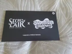 Spongebob Squarepants legends of bikini bottom Non-Foil secret lair mtg - Image 1