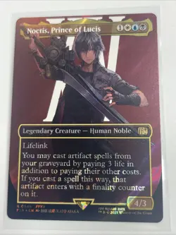 Noctis, Prince of Lucis (Borderless) (Surge Foil) Final Fantasy Foil - Image 1