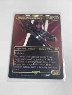 Noctis, Prince of Lucis (Borderless) (Surge Foil) Final Fantasy Foil - Image 2