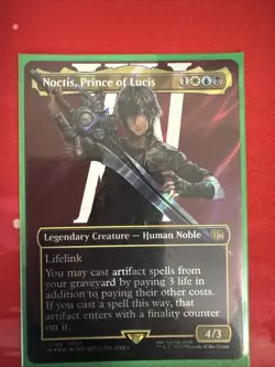 Noctis, Prince of Lucis (Borderless) (Surge Foil) Final Fantasy Foil - Image 1