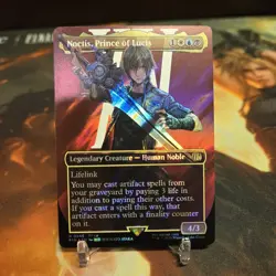 Noctis, Prince of Lucis (Borderless) (Surge Foil) Final Fantasy Foil - Image 1