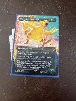 Traveling Chocobo (Borderless) Final Fantasy Regular - Image 4