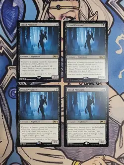 4x Dread Presence - NM/M M20 Core Set 2020 MTG Magic the Gathering - Image 1