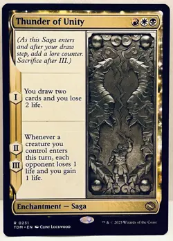 Thunder of Unity -#231-MTG-Tarkir: Dragonstorm-Regular-LP - Image 1