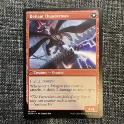 Invasion of Tarkir/Defiant Thundermaw #149 March of the Machine MTG ⭐ NM - Image 2