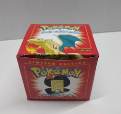 Charizard Pokemon 23K Gold Plated Trading Card 1999 Burger King SEALED Pokeball - Image 1