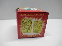 Charizard Pokemon 23K Gold Plated Trading Card 1999 Burger King SEALED Pokeball - Image 3