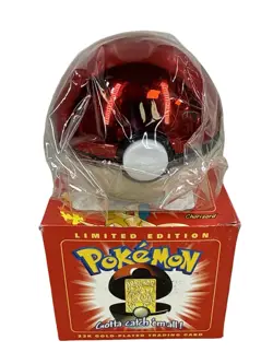 Charizard Pokemon 23K Gold Plated Trading Card 1999 Burger King SEALED Pokeball - Image 2