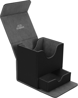 AEGIS GUARDIAN Card Deck Box with Dice Tray for MTG Cards, Commander Deck Box Fi - Image 1