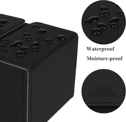 AEGIS GUARDIAN Card Deck Box with Dice Tray for MTG Cards, Commander Deck Box Fi - Image 5