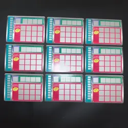 Set 9 Seaking Marowak Pokemon Scratch Card Unused Tomy Nintendo Japanese 1997 - Image 3